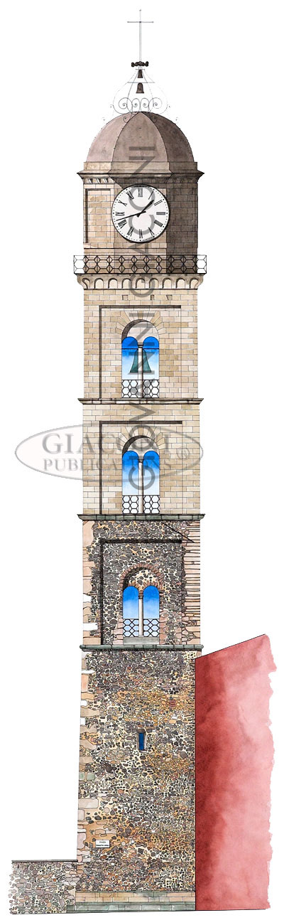giaconi-campanile-frosinone-watercolor